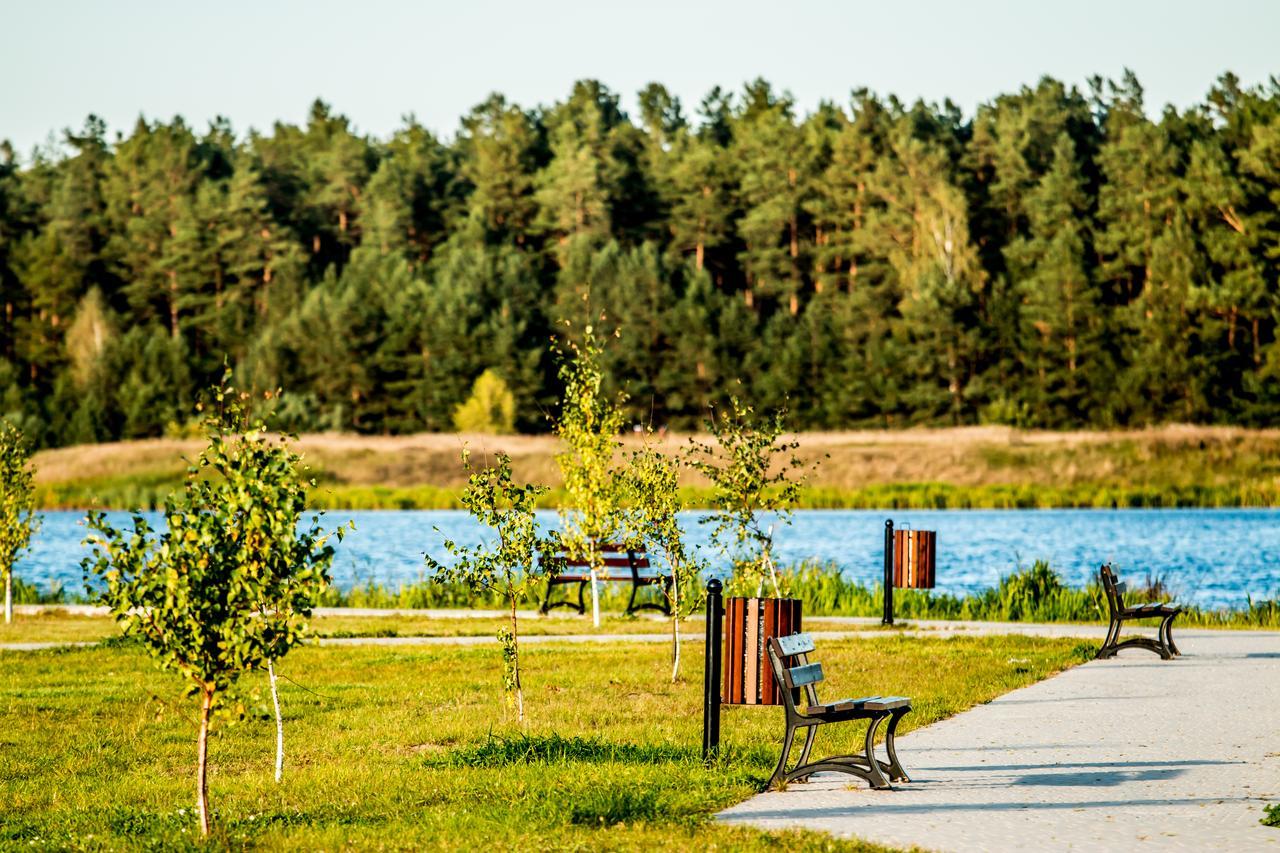 Kurpiowska Kraina Hotel Wydmusy Bagian luar foto